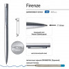 Ручка подарочная шариковая BRUNO VISCONTI "Firenze", корпус серебро, 1 мм, футляр, синяя